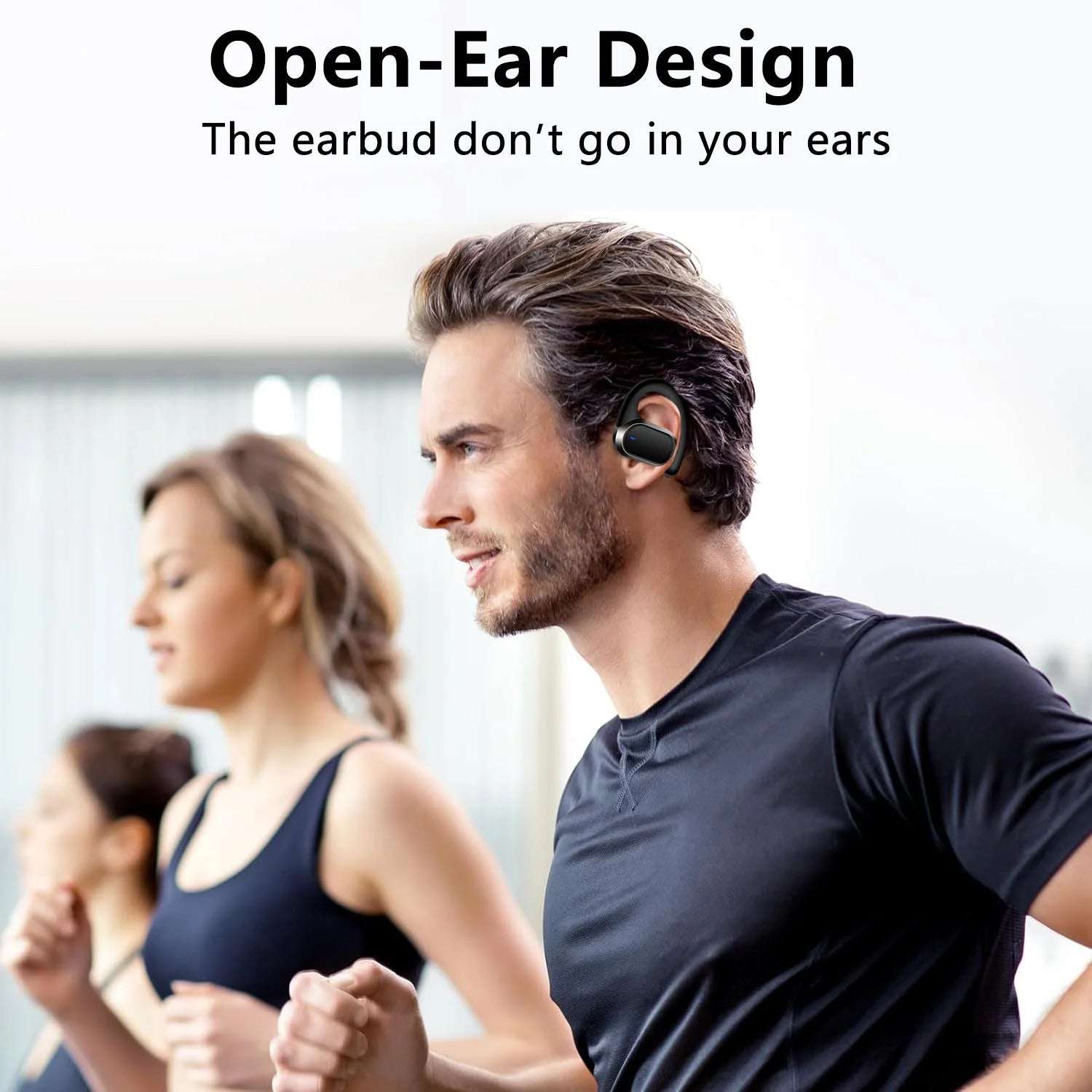 X91 TWS Wireless Earbuds Bluetooth 5.4 Headphones Sport, Stereo Deep Bass Bluetooth Earbuds with Earhooks