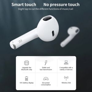 Wireless Earbuds Pro6 TWS Waterproof In-Ear Hi-FI Stereo Improved Noise Reduction