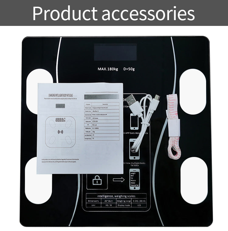 HYPERSALE Digital Bathroom Smart BMI Scale